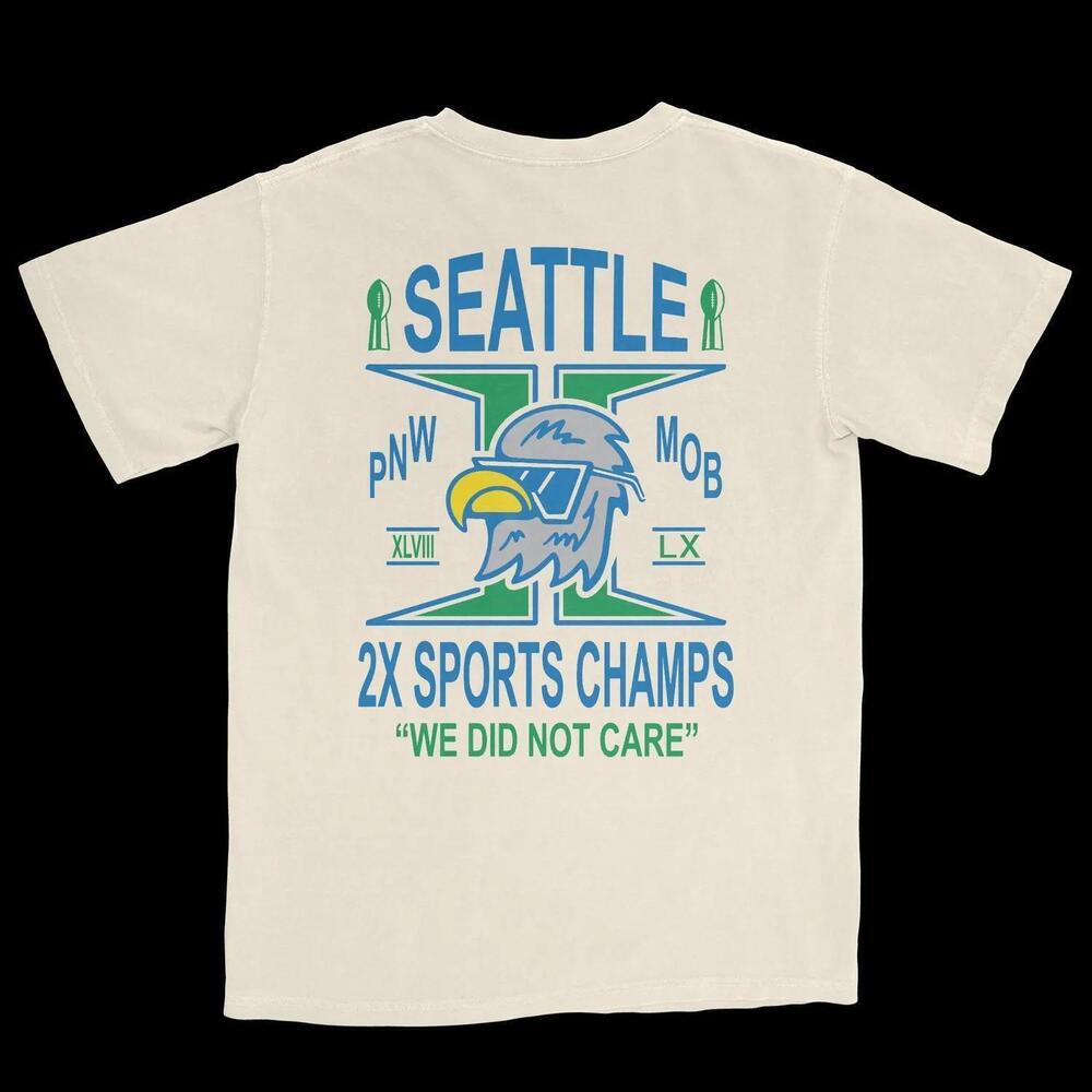 Seahawks Shirt Seattle 2X Sports Champs